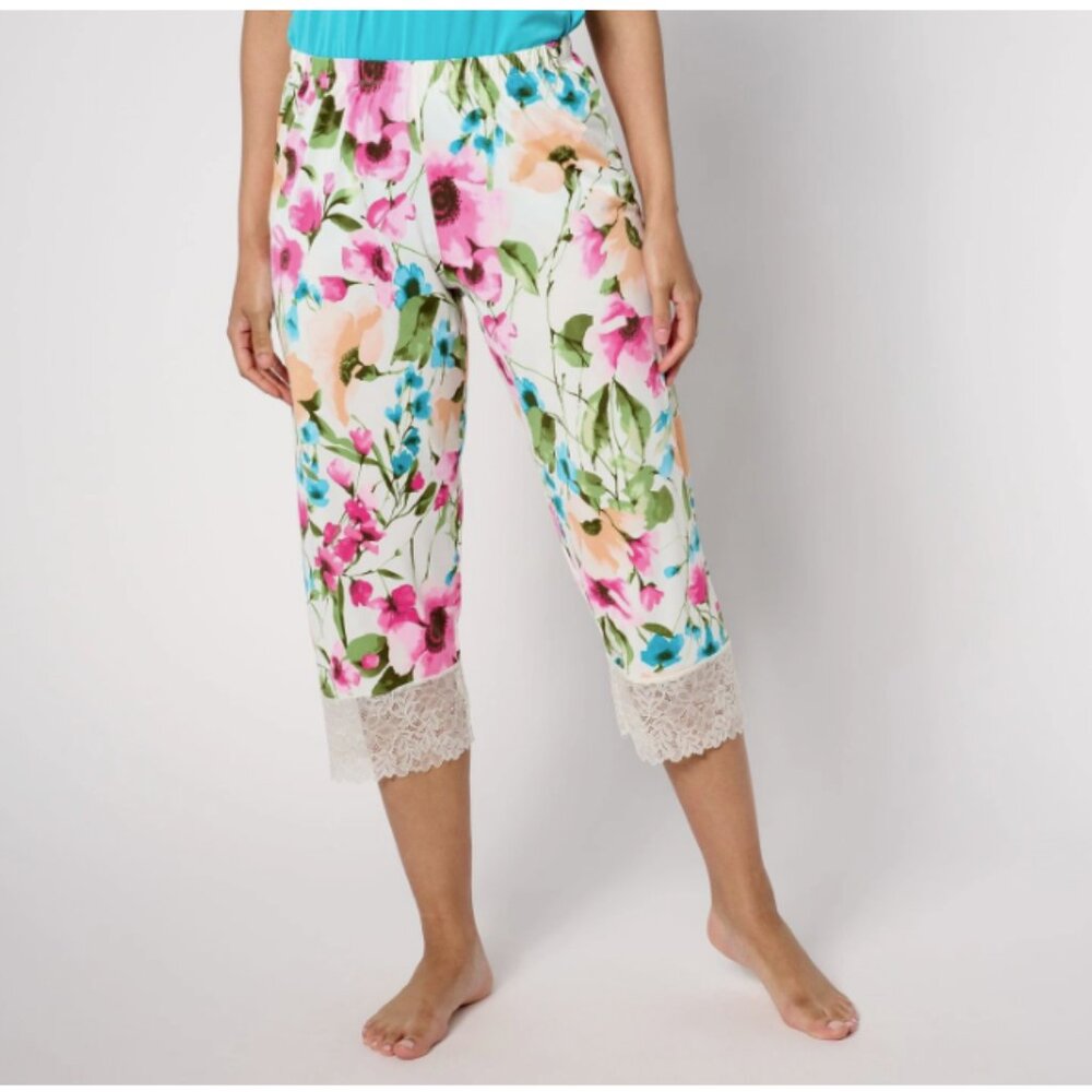 NWOT Breezies Lounge Lace Trim Pant - Size Large